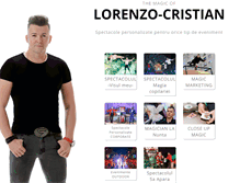 Tablet Screenshot of lorenzo-cristian.ro